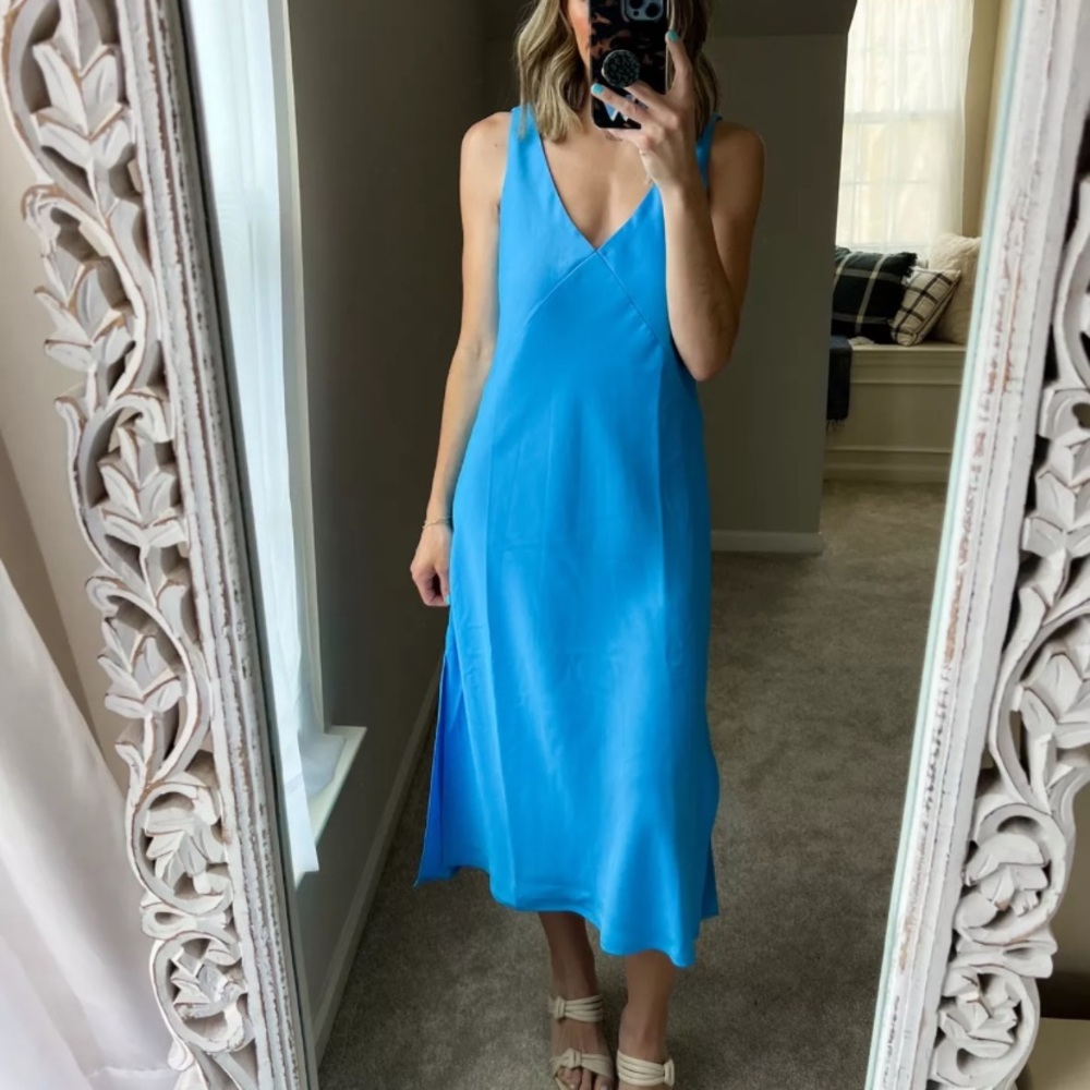 a new day Blue Midi Dress